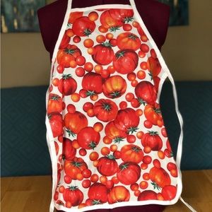 Handmade Kids Apron Tomatoes